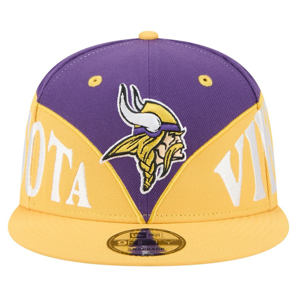 Minnesota Vikings Split 9FIFTY Snapback Hat | NFL Hot