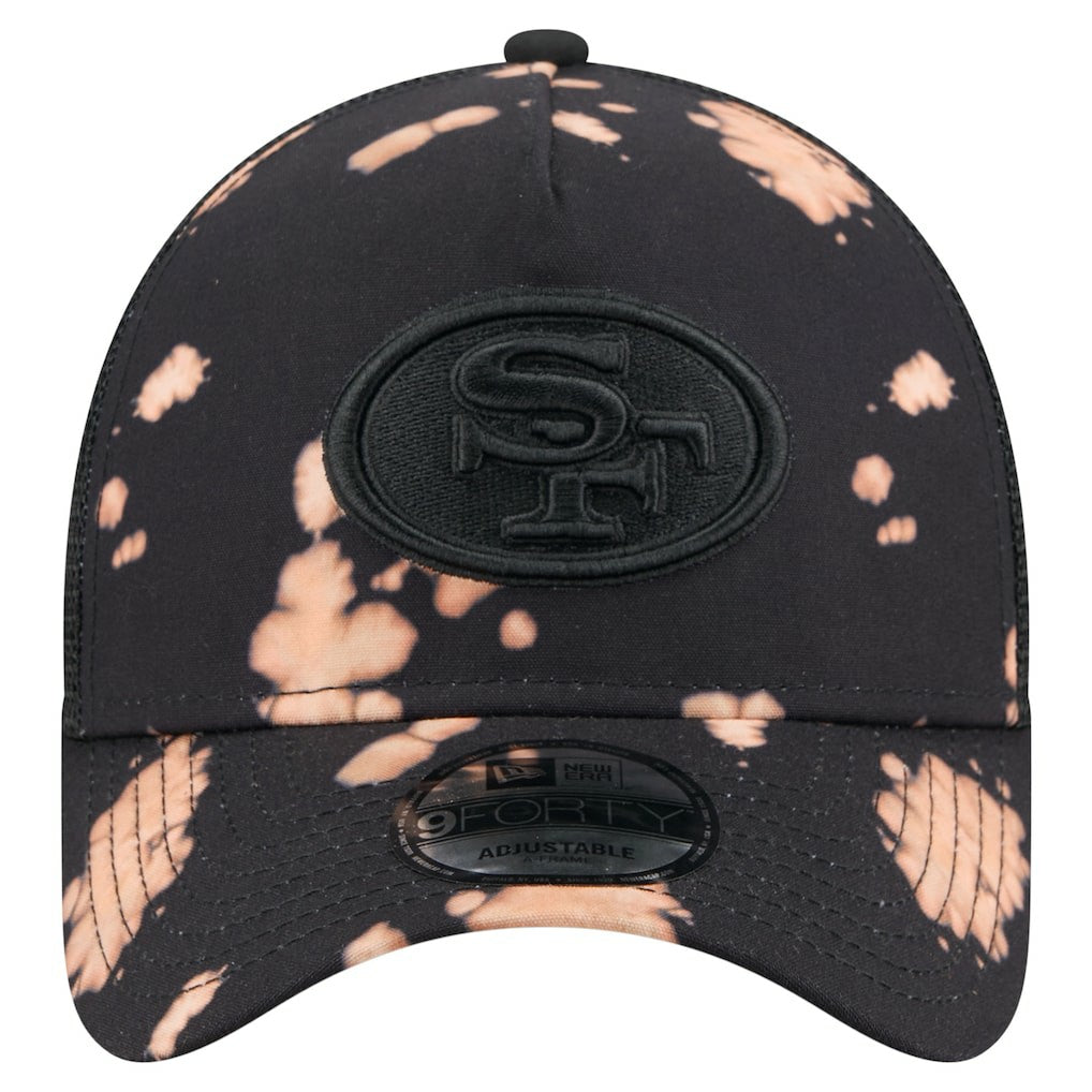 San Francisco 49ers Bleached 9FORTY A-Frame Adjustable Hat | NFL Hot