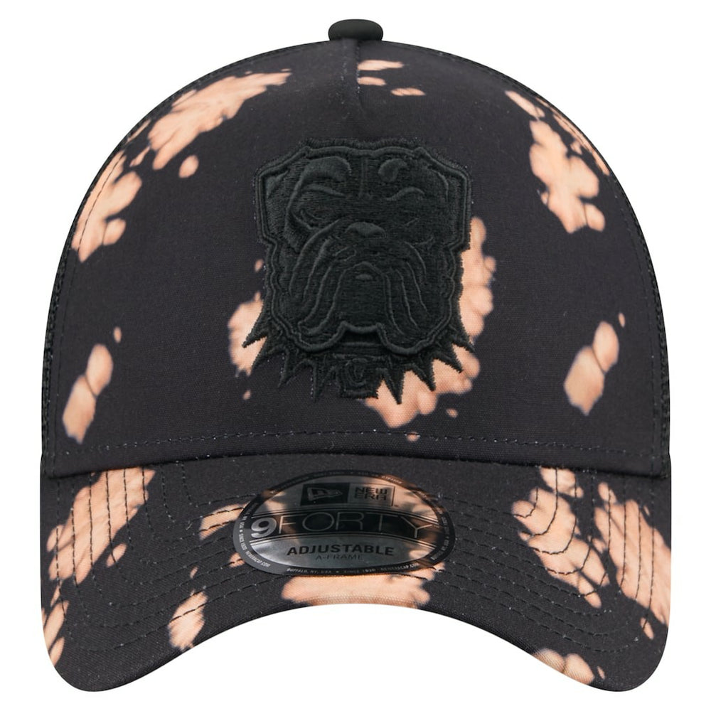 Cleveland Browns Bleached A-Frame 9FORTY Trucker Adjustable Hat | NFL Outlet