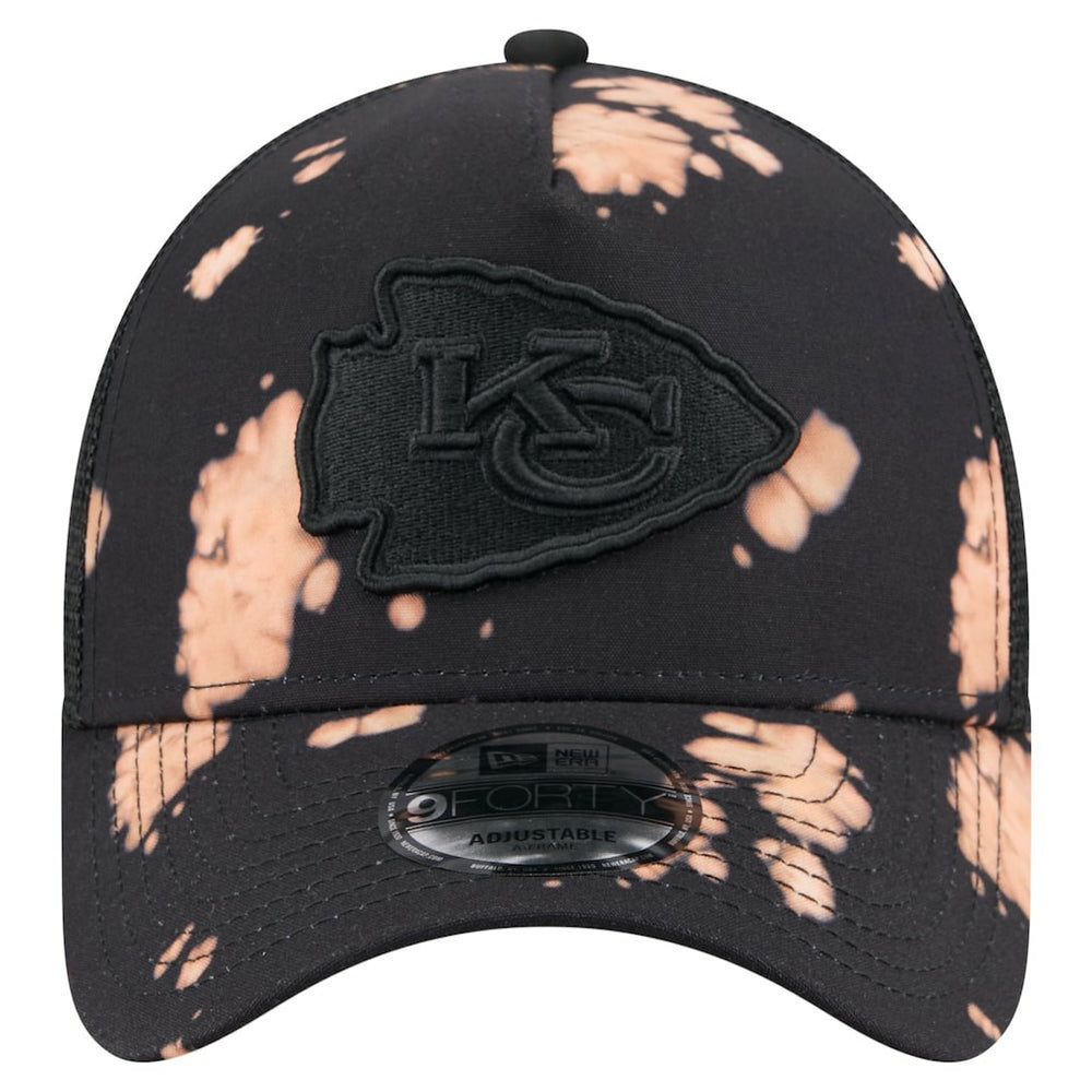 Kansas City Chiefs Bleached 9FORTY A-Frame Adjustable Hat | NFL New