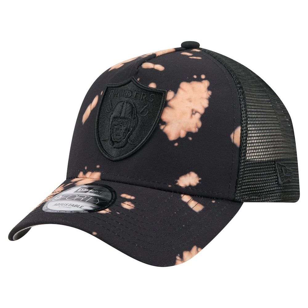 Las Vegas Raiders Bleached 9FORTY A-Frame Adjustable Hat | NFL Hot