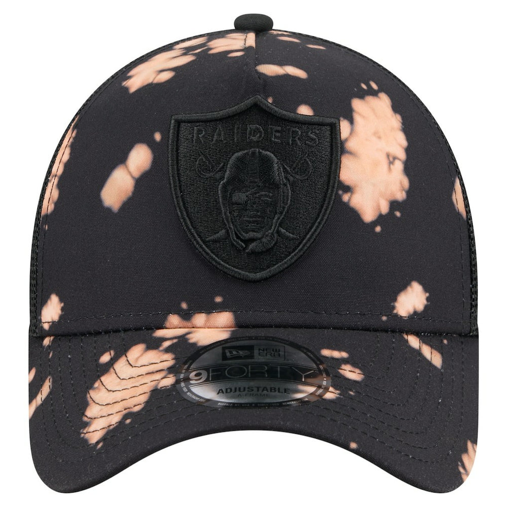 Las Vegas Raiders Bleached 9FORTY A-Frame Adjustable Hat | NFL Hot
