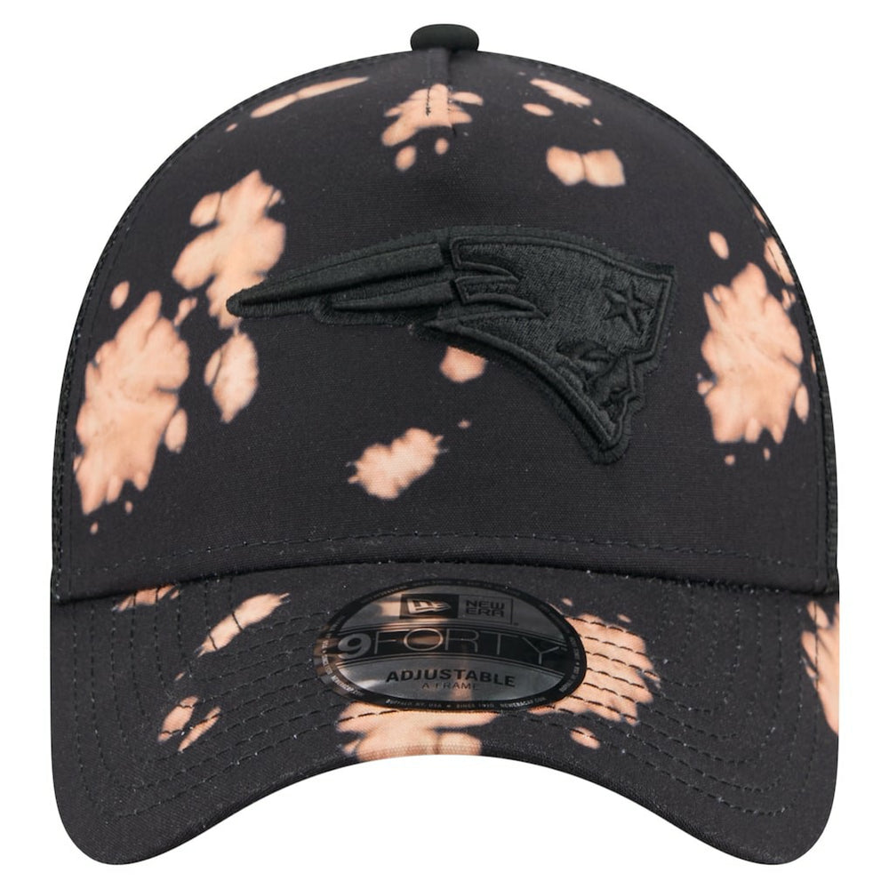 New England Patriots Bleached 9FORTY A-Frame Adjustable Hat | NFL US