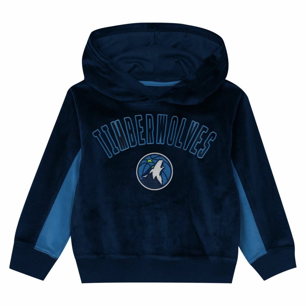 Navy Minnesota Timberwolves Outerstuff Preschool Velour Hoodie | NBA