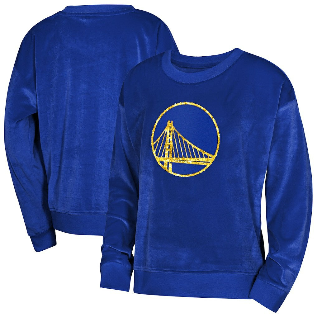 Royal Golden State Warriors Outerstuff Youth Girls Step Back Sweatshirt sale | NBA
