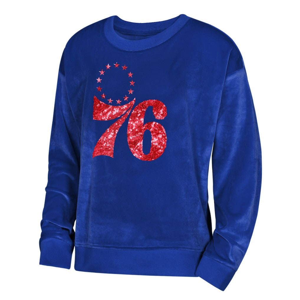 Royal Philadelphia 76ers Outerstuff Youth Girls Step Back Sweatshirt | NBA