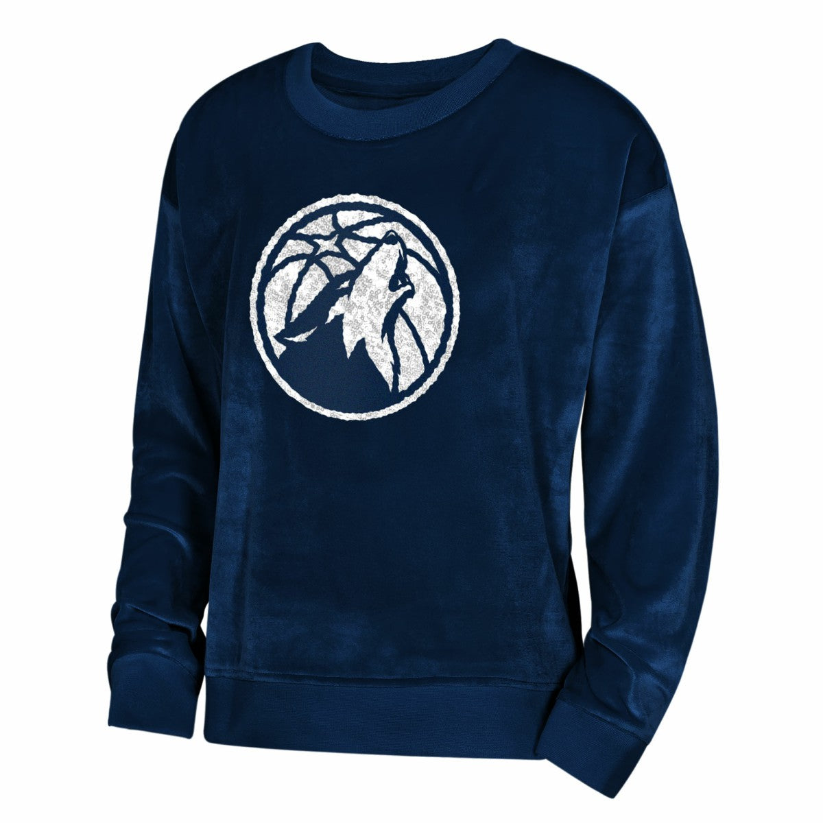 Navy Minnesota Timberwolves Outerstuff Youth Girls Step Back Sweatshirt | NBA