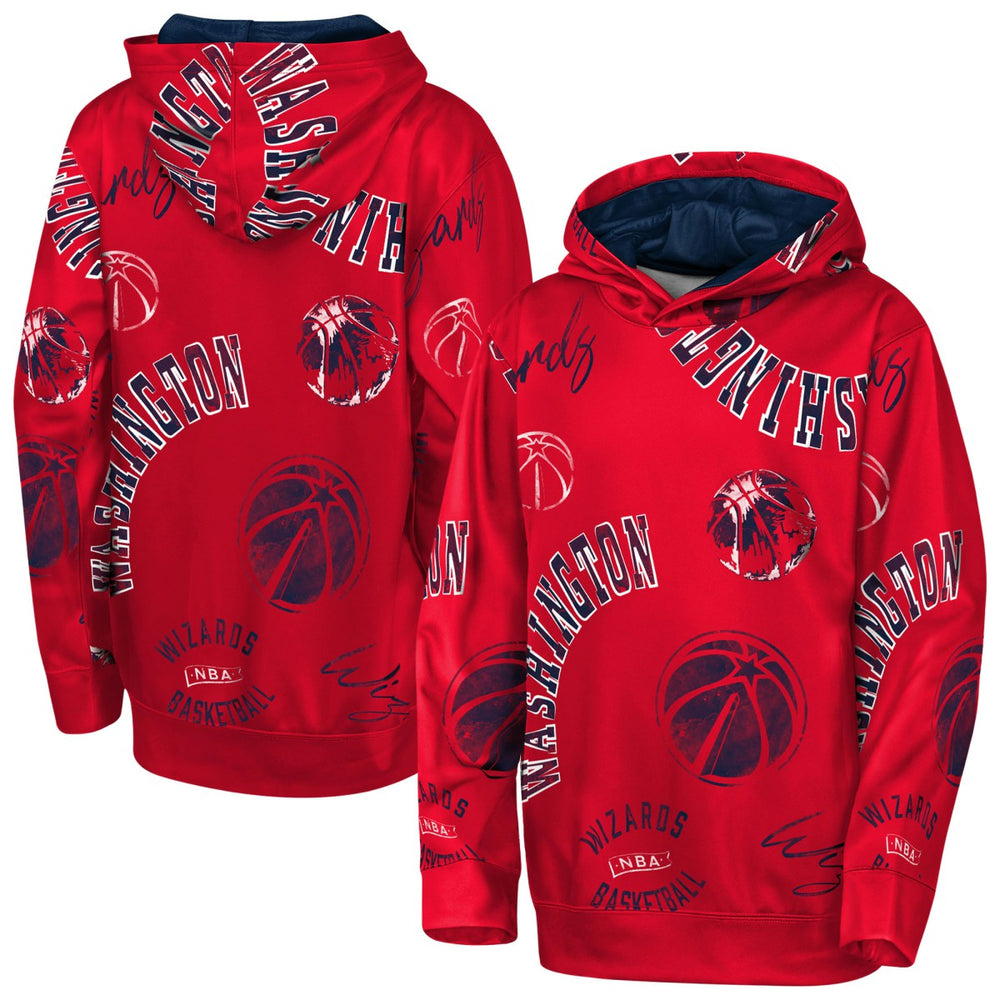 Red Washington Wizards Outerstuff Youth Moving Violation Hoodie | NBA