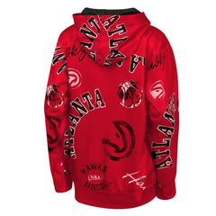 Red Atlanta Hawks Outerstuff Youth Moving Violation Hoodie | NBA