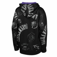 Black Sacramento Kings Outerstuff Youth Moving Violation Hoodie | NBA