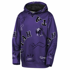 Purple Utah Jazz Outerstuff Youth Moving Violation Hoodie | NBA