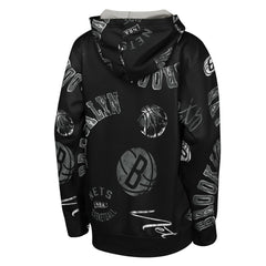 Black Brooklyn Nets Outerstuff Youth Moving Violation Hoodie | NBA