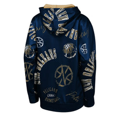 Navy New Orleans Pelicans Outerstuff Youth Moving Violation Hoodie | NBA