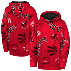 Red Toronto Raptors Outerstuff Youth Moving Violation Hoodie | NBA