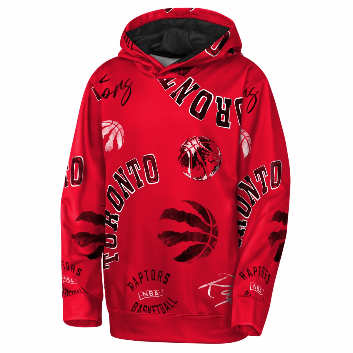 Red Toronto Raptors Outerstuff Youth Moving Violation Hoodie | NBA