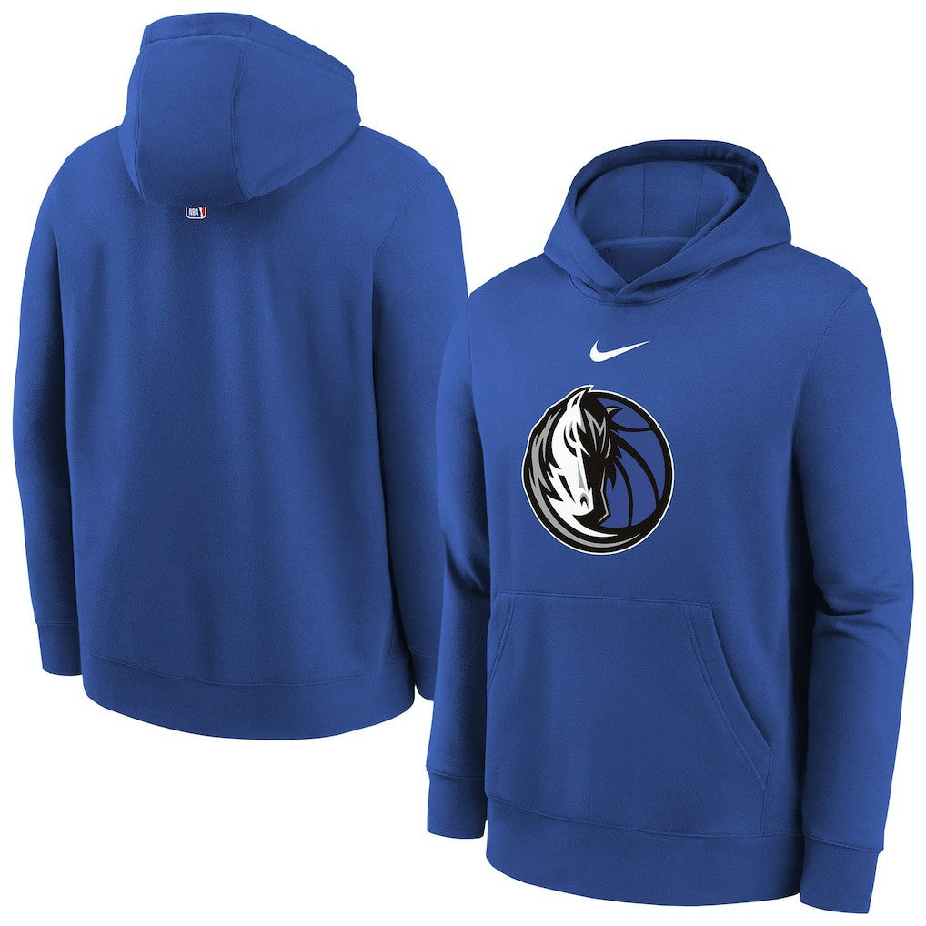 Blue Dallas Mavericks Youth 2025/26 Club Fleece Hoodie sale | NBA