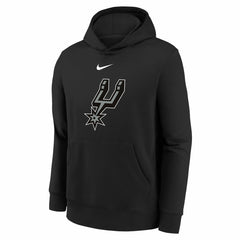 Black San Antonio Spurs Youth 2025/26 Club Fleece Hoodie | NBA