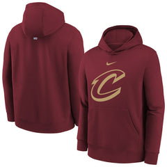 Wine Cleveland Cavaliers Youth 2025/26 Club Fleece Hoodie sale | NBA