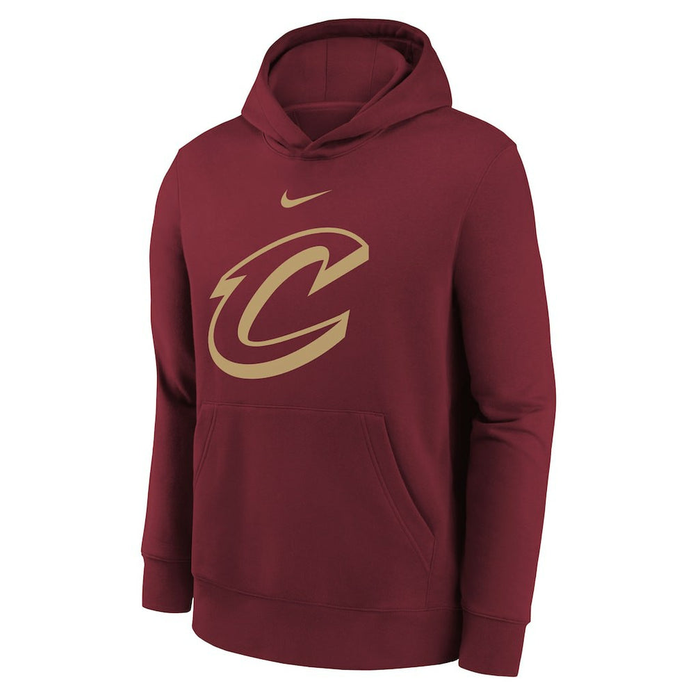 Wine Cleveland Cavaliers Youth 2025/26 Club Fleece Hoodie sale | NBA