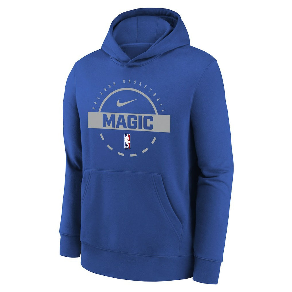 Blue Orlando Magic Youth 2025/26 Club Fleece Practice Hoodie | NBA