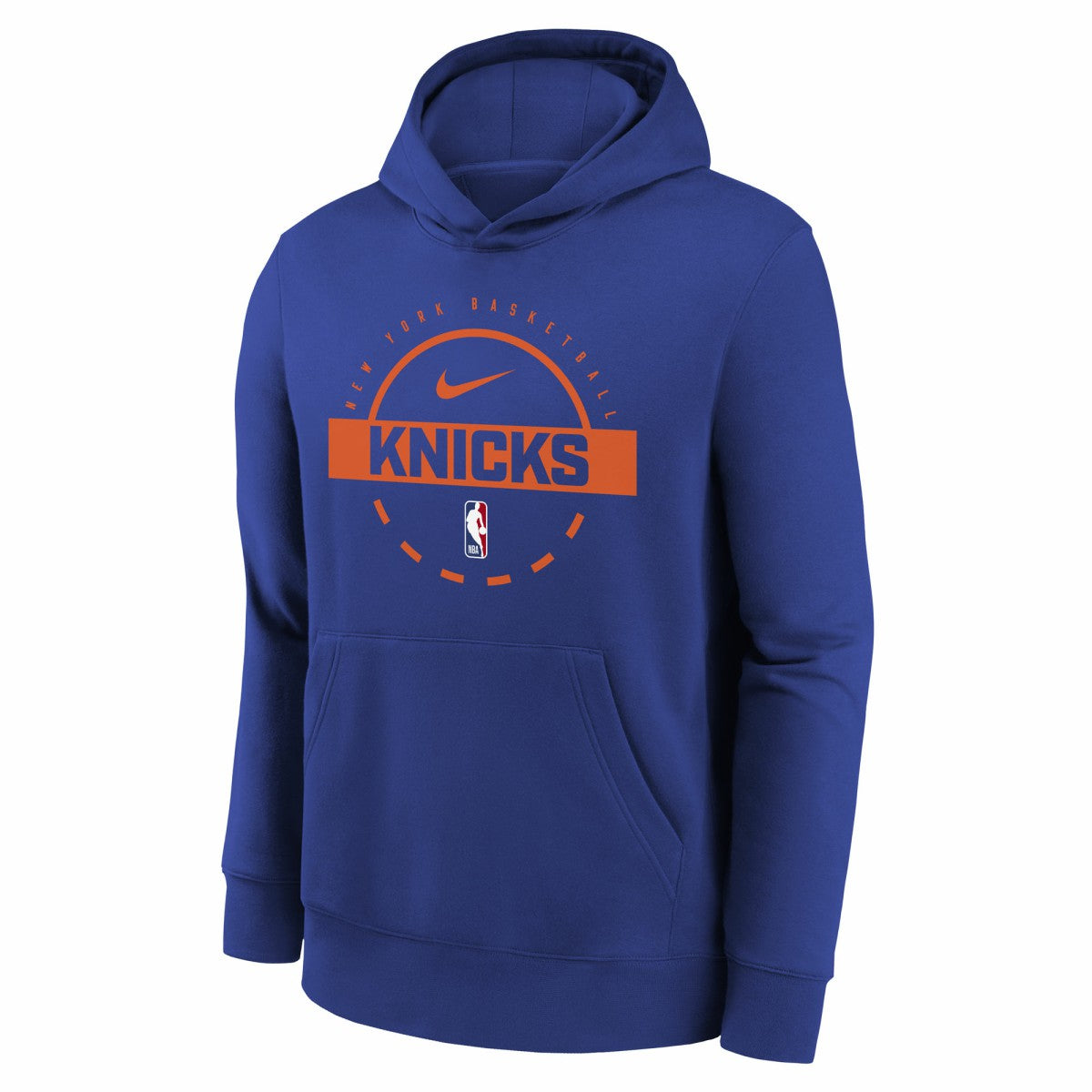 Blue New York Knicks Youth 2025/26 Club Fleece Practice Hoodie | NBA
