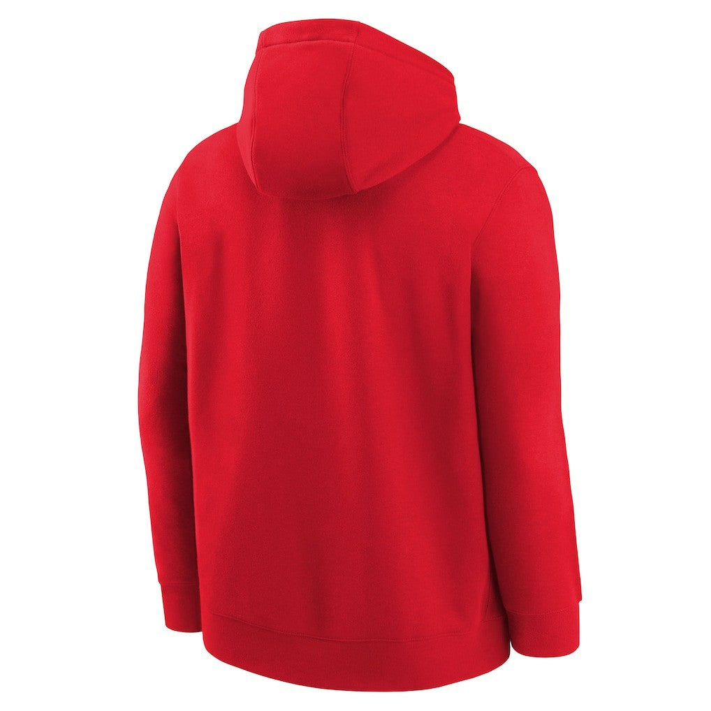 Red Chicago Bulls Youth 2025/26 Club Fleece Practice Hoodie | NBA