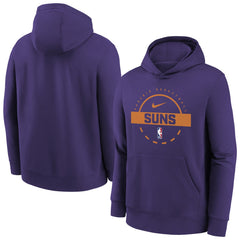Purple Phoenix Suns Youth 2025/26 Club Fleece Practice Hoodie | NBA