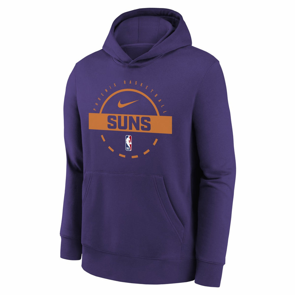 Purple Phoenix Suns Youth 2025/26 Club Fleece Practice Hoodie | NBA