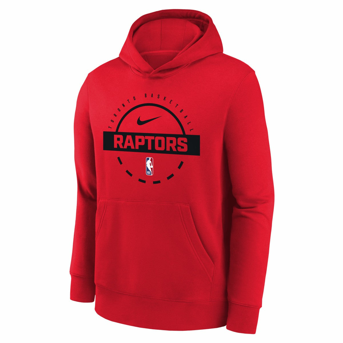 Red Toronto Raptors Youth 2025/26 Club Fleece Practice Hoodie | NBA