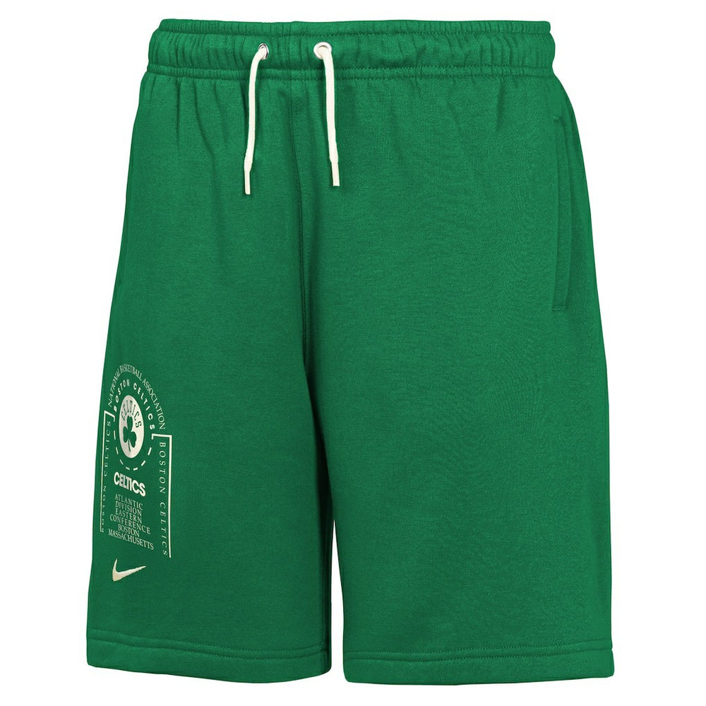 Kelly Green Boston Celtics Youth Courtside Club Fleece Shorts | NBA