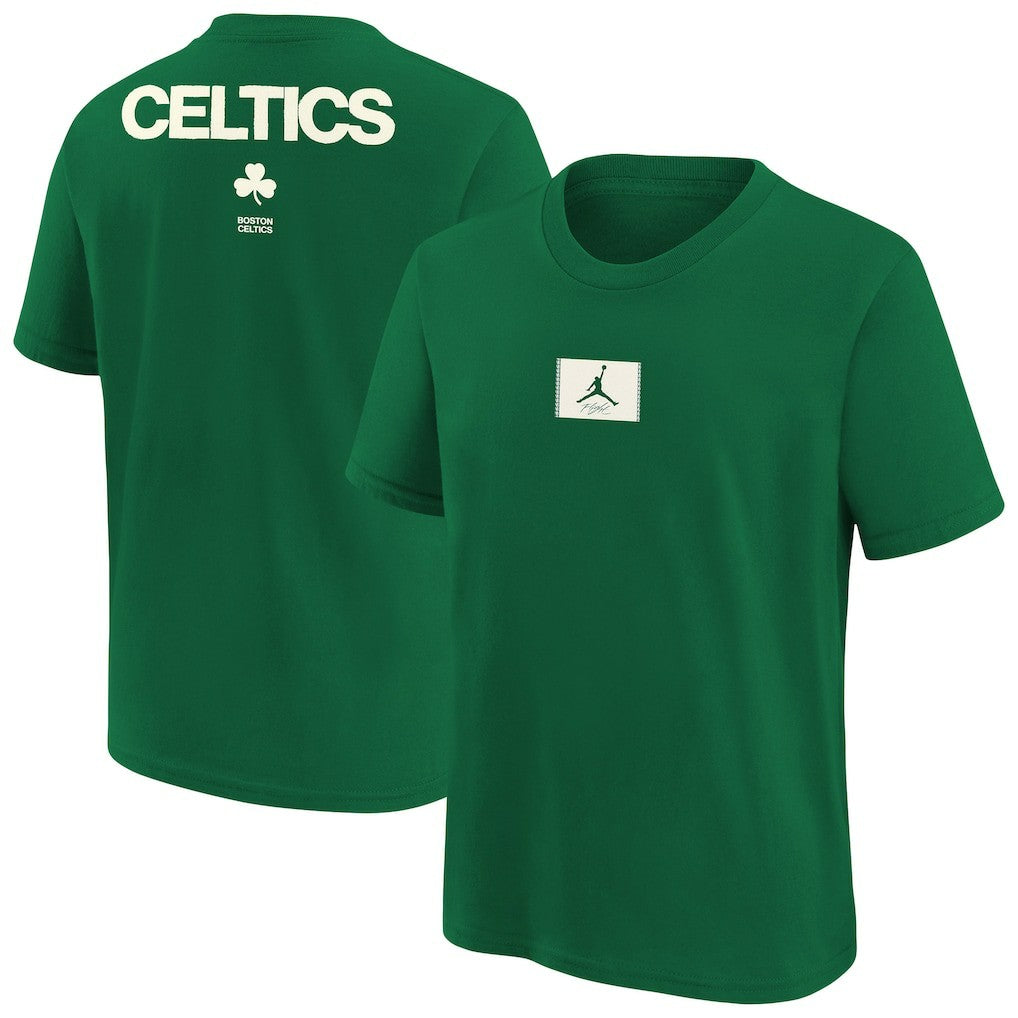 Kelly Green Boston Celtics Jordan Brand Youth Courtside Statement 85 T-Shirt | NBA