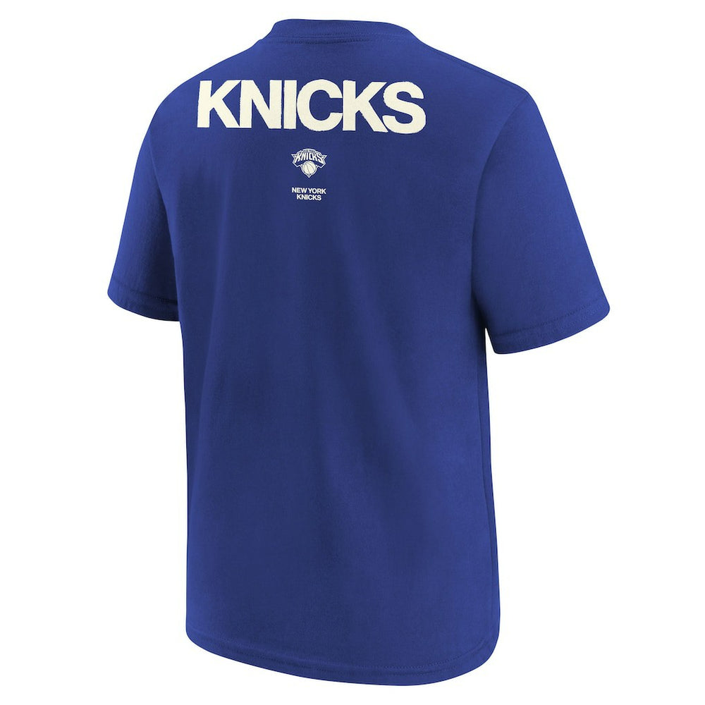 Royal New York Knicks Jordan Brand Youth Courtside Statement 85 T-Shirt | NBA
