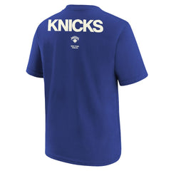Royal New York Knicks Jordan Brand Youth Courtside Statement 85 T-Shirt | NBA