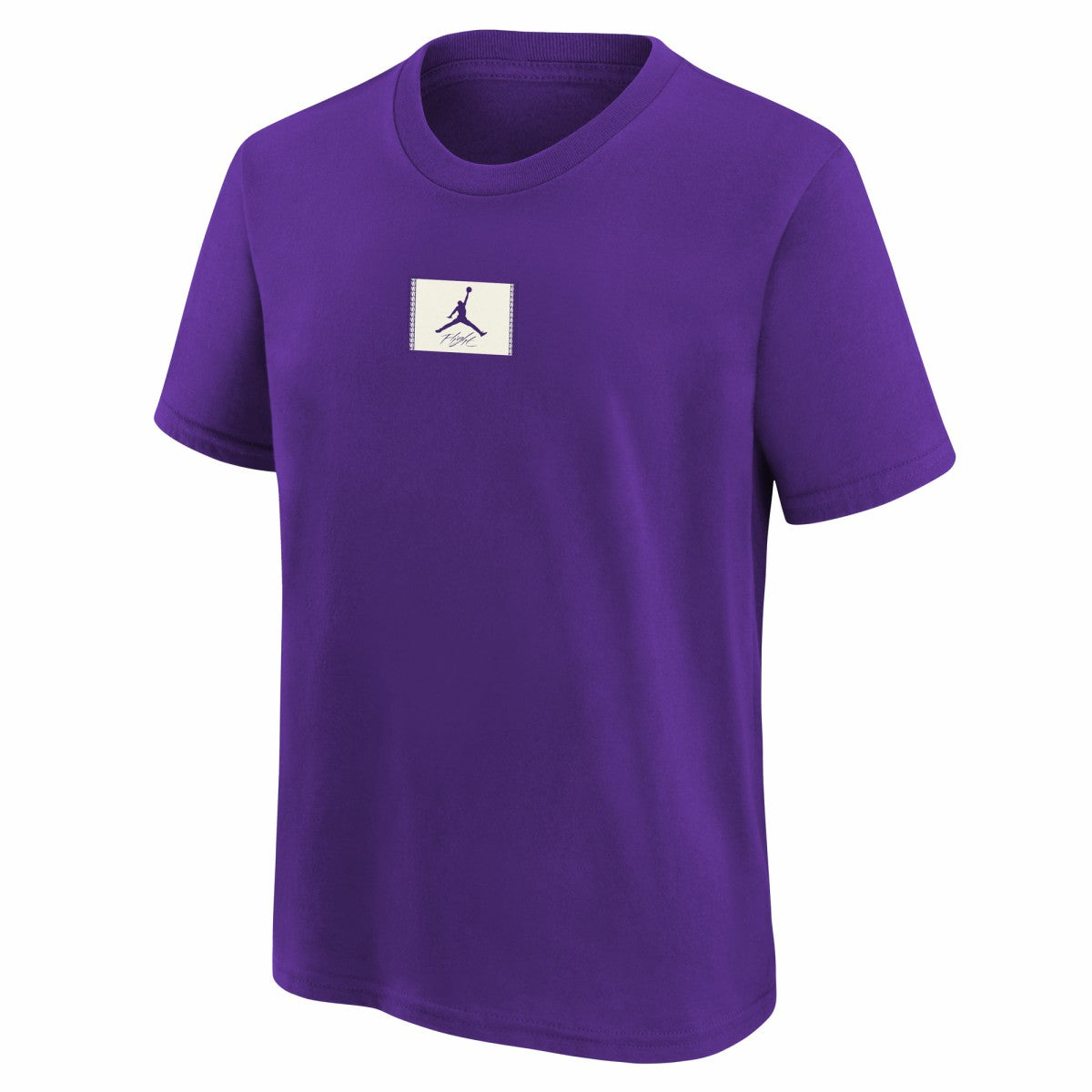 Purple Los Angeles Lakers Jordan Brand Youth Courtside Statement 85 T-Shirt | NBA