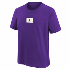 Purple Los Angeles Lakers Jordan Brand Youth Courtside Statement 85 T-Shirt | NBA