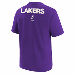 Purple Los Angeles Lakers Jordan Brand Youth Courtside Statement 85 T-Shirt | NBA