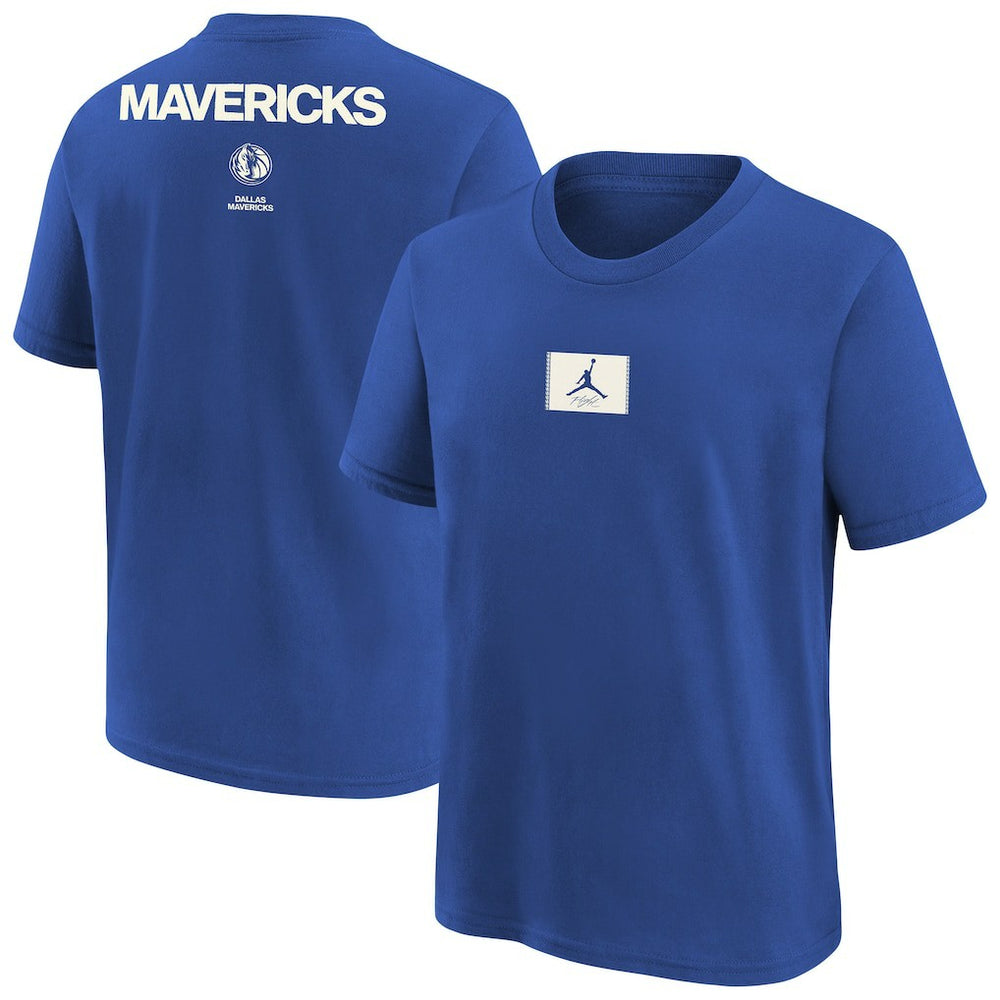 Royal Dallas Mavericks Jordan Brand Youth Courtside Statement 85 T-Shirt sale | NBA