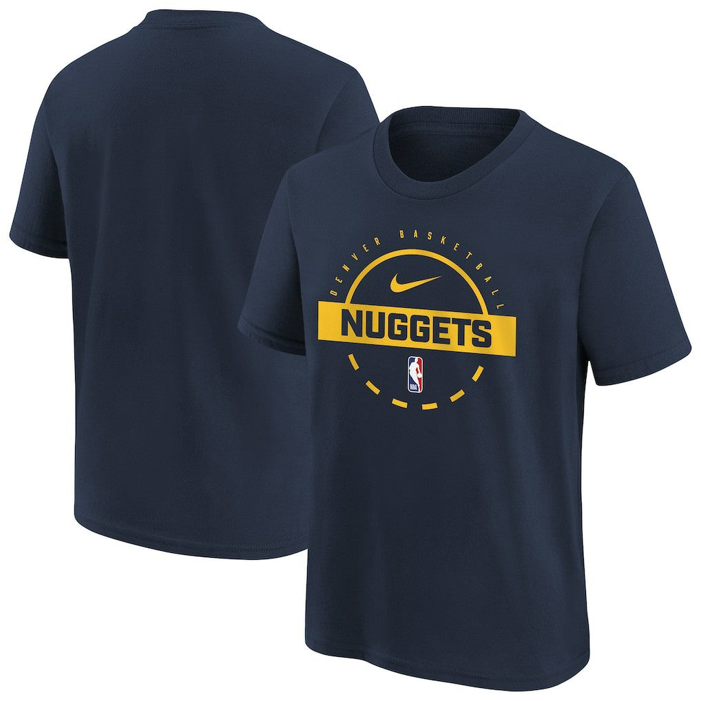 Navy Denver Nuggets Youth Practice T-Shirt sale | NBA