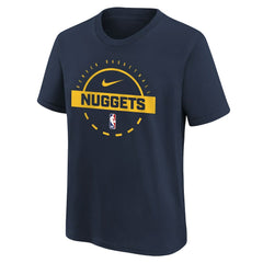 Navy Denver Nuggets Youth Practice T-Shirt sale | NBA