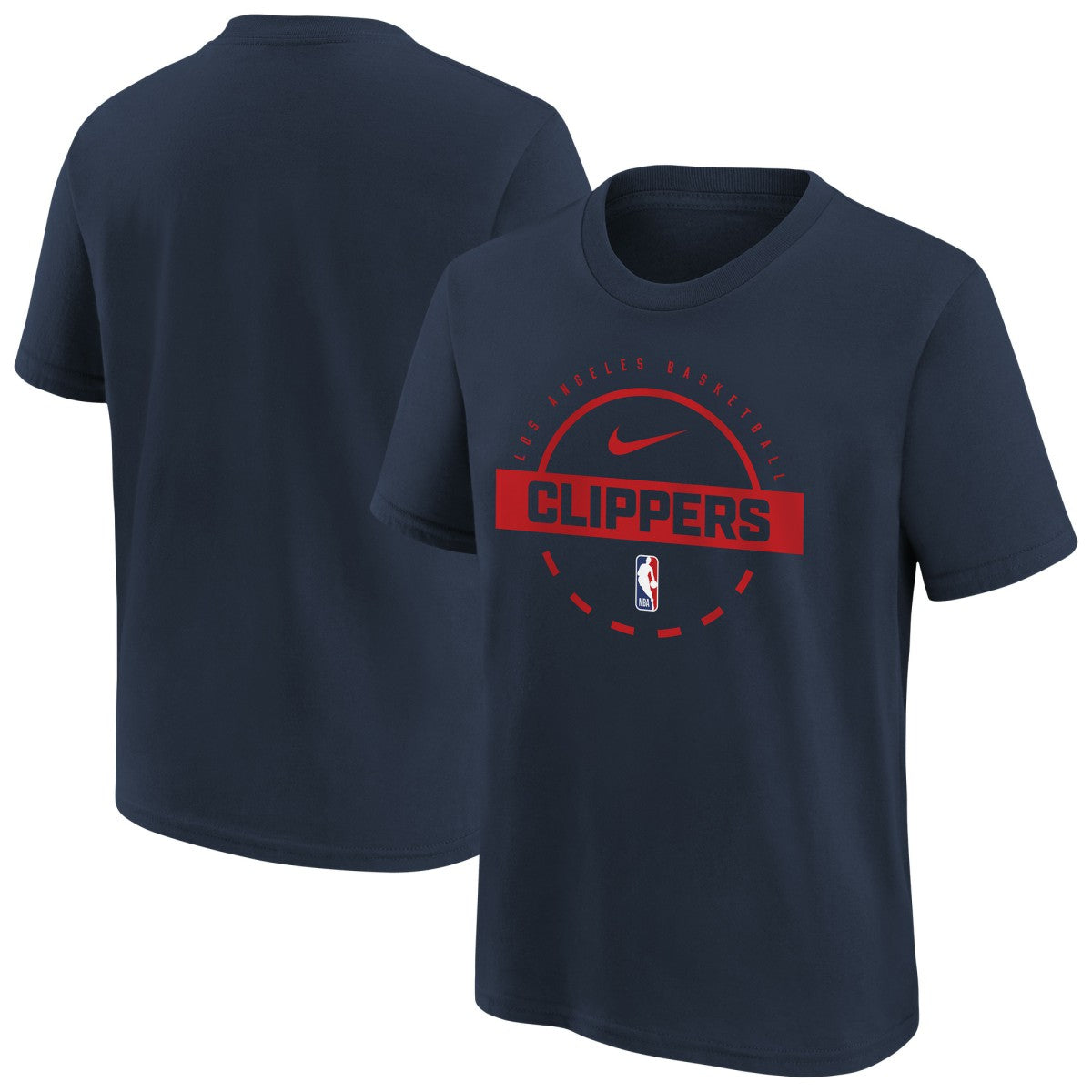 Navy LA Clippers Youth Practice T-Shirt | NBA