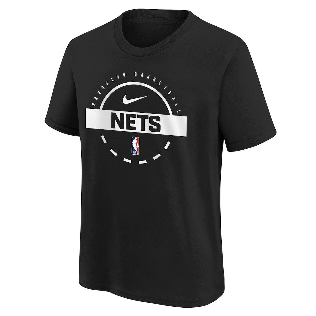 Black Brooklyn Nets Youth Practice T-Shirt | NBA