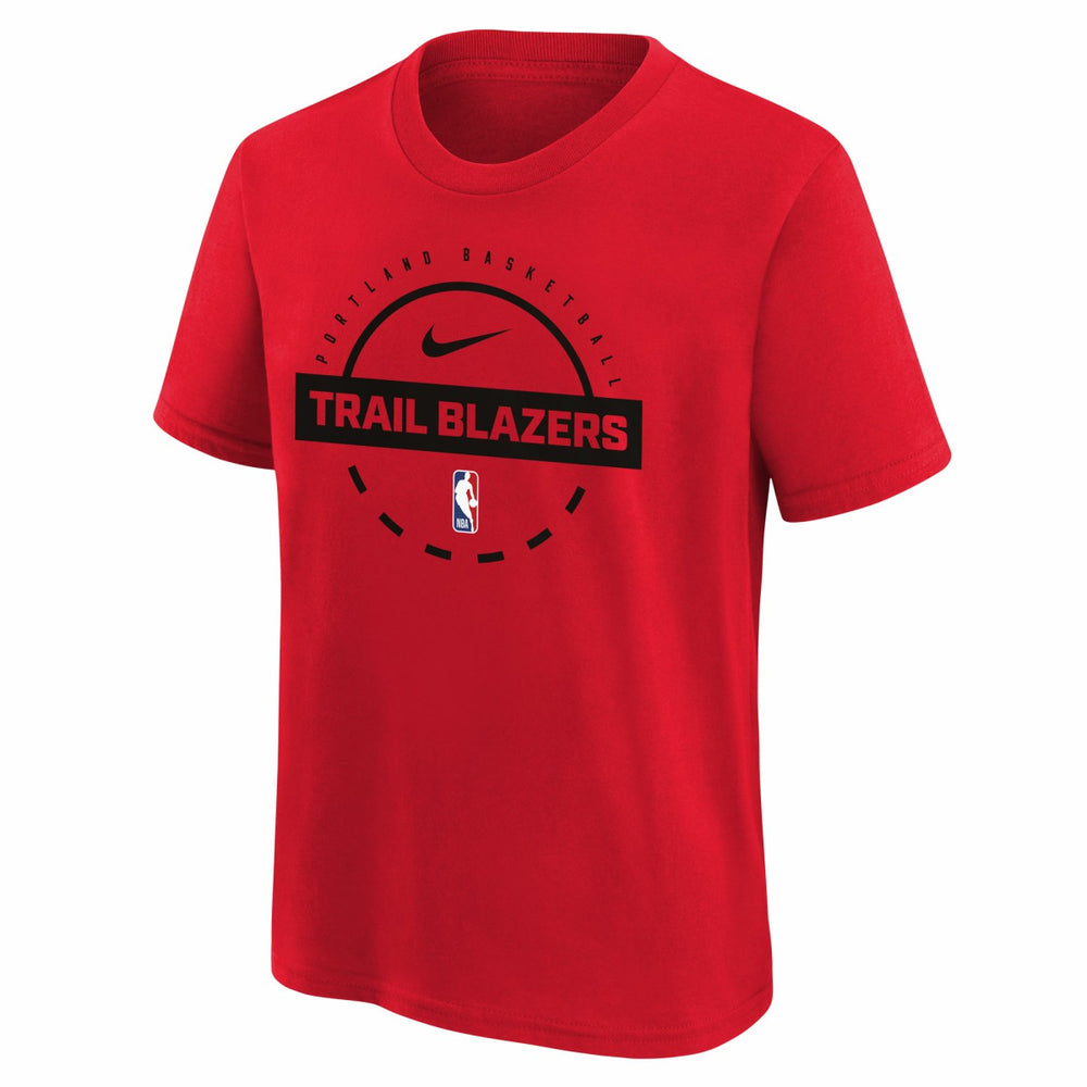 Red Portland Trail Blazers Youth Practice T-Shirt | NBA