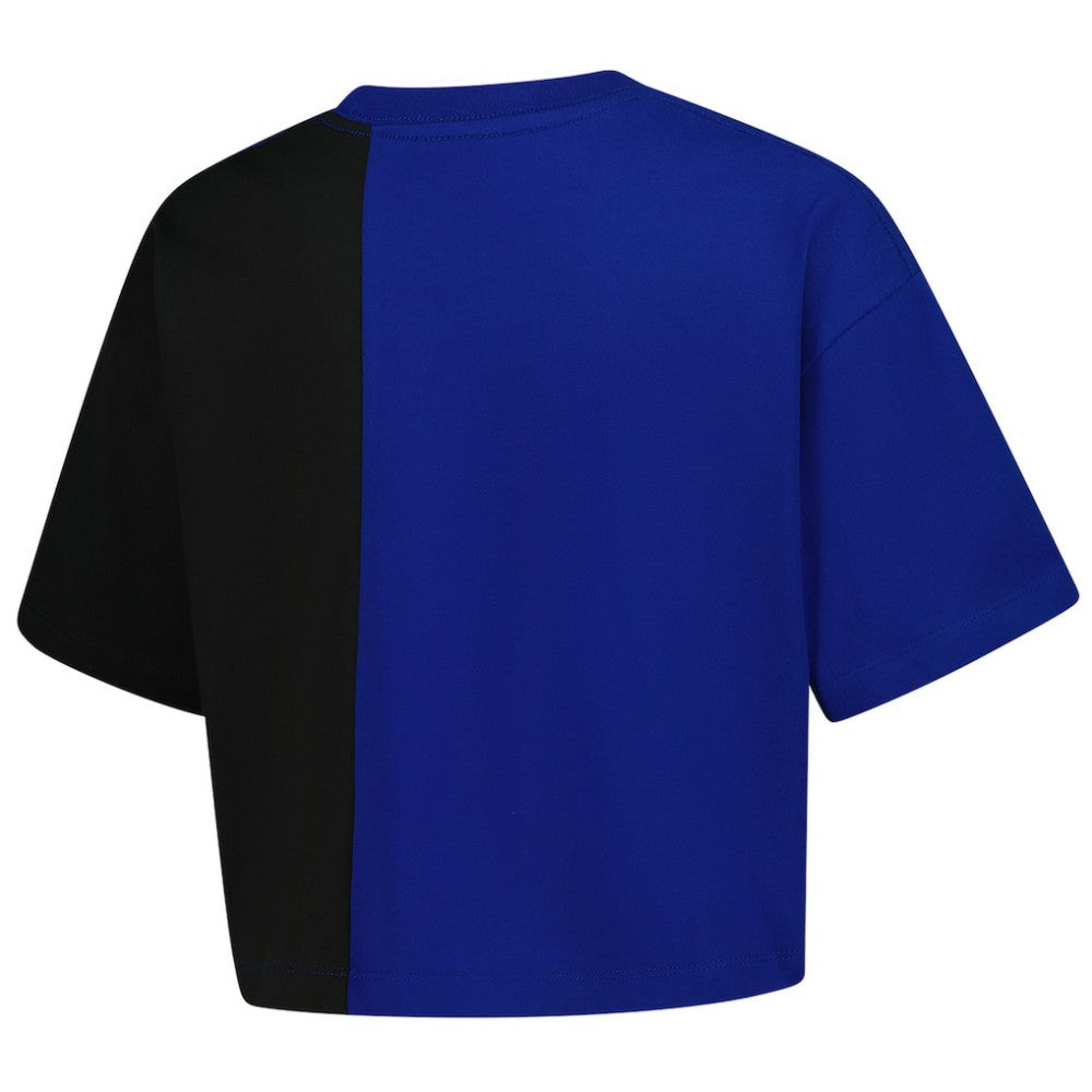 Chicago Cubs New Era Women's Upcycled Colorblocked Boxy Cropped T-Shirt - MLB T-shirts