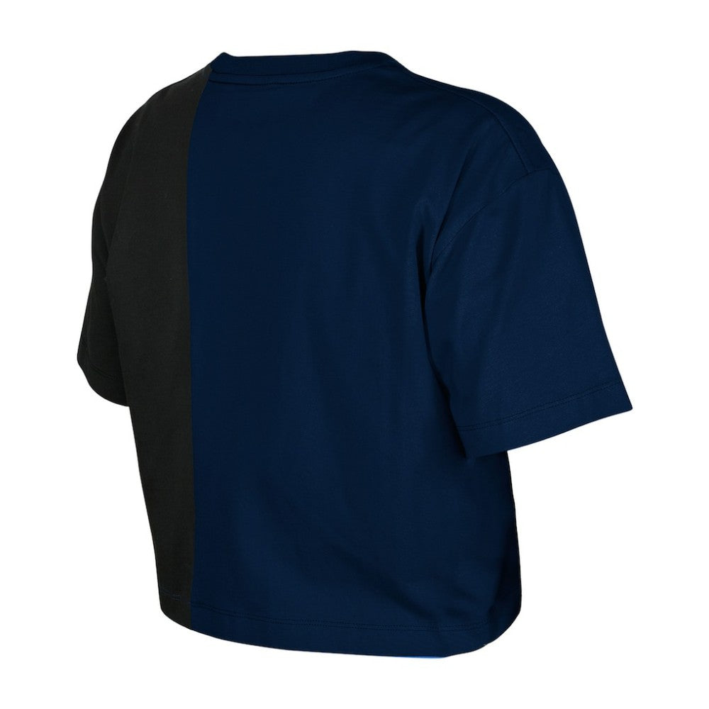 Boston Red Sox New Era Women's Upcycled Colorblocked Boxy Cropped T-Shirt - MLB T-shirts