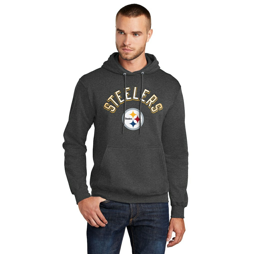Pittsburgh Steelers Starter Arch Over Logo Pullover Hoodie | NFL Online