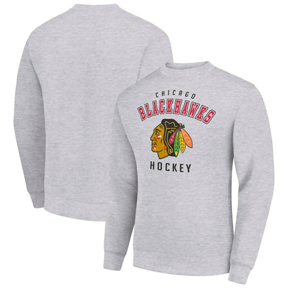 Chicago Blackhawks Men's Starter Team Logo Fleece Pullover Sweatshirt -  NHL Sweatshirts