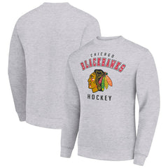 Chicago Blackhawks Men's Starter Team Logo Fleece Pullover Sweatshirt -  NHL Sweatshirts