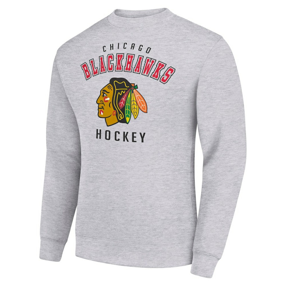 Chicago Blackhawks Men's Starter Team Logo Fleece Pullover Sweatshirt -  NHL Sweatshirts