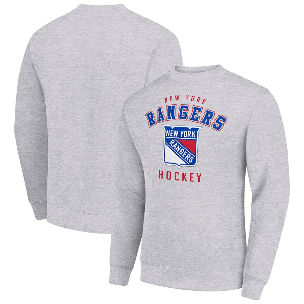 New York Rangers Men's Starter Team Logo Fleece Pullover Sweatshirt -  NHL Sweatshirts