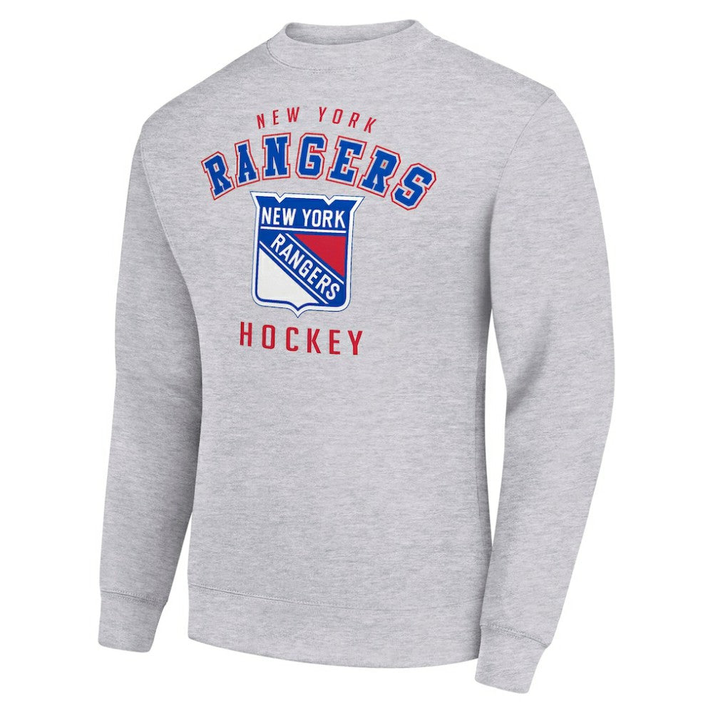 New York Rangers Men's Starter Team Logo Fleece Pullover Sweatshirt -  NHL Sweatshirts